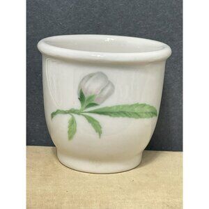 Syracuse Hotel Restaurant Diner China Footed Floral Egg Cup or Custard